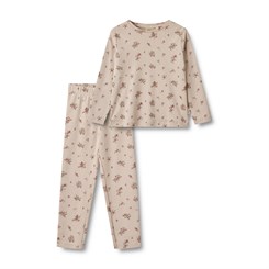 Wheat nightwear Mila - Pale lilac flowers